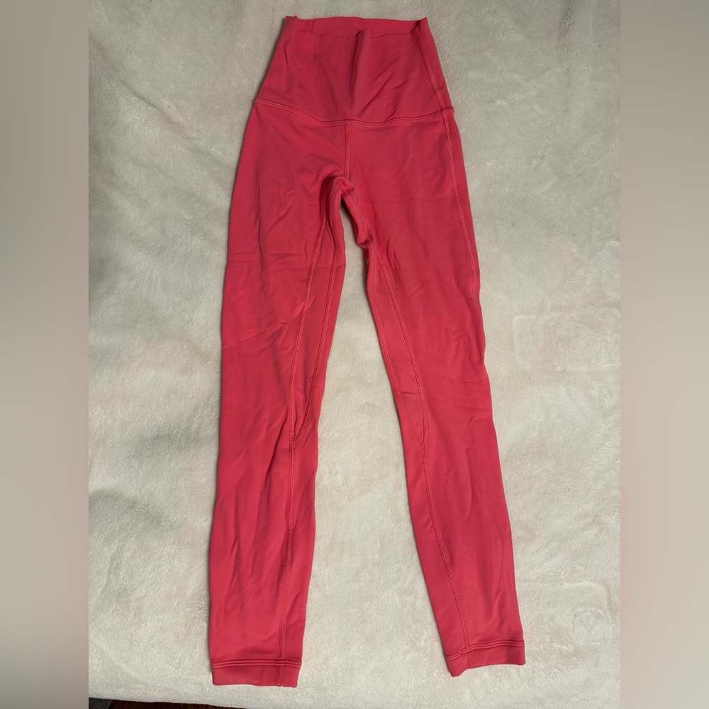 pale raspberry lululemon leggings